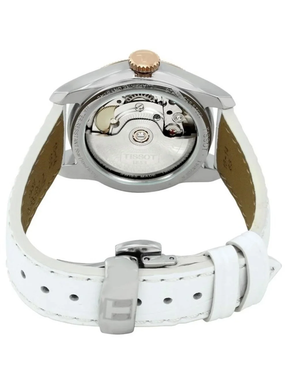 NWT Tissot T-Classic Ballade Automatic Mother of Pearl Dial Ladies Watch